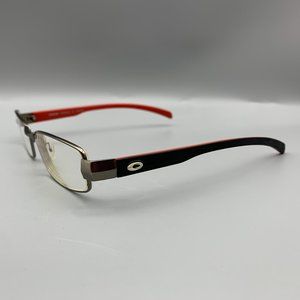 CHOK made in Japan Men's Rectangle Pewter Metal Rim with Flexible Temples